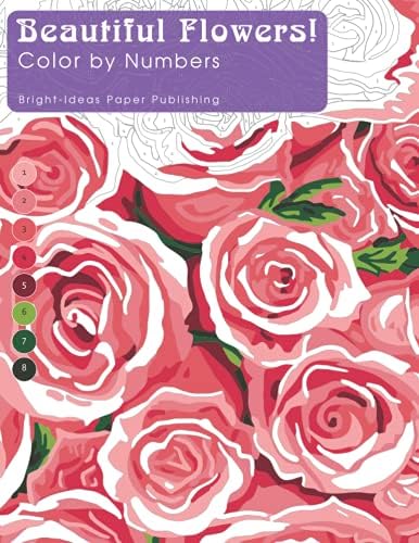 Amazon.com: Flowers Color by Numbers (Sirius Color by Numbers